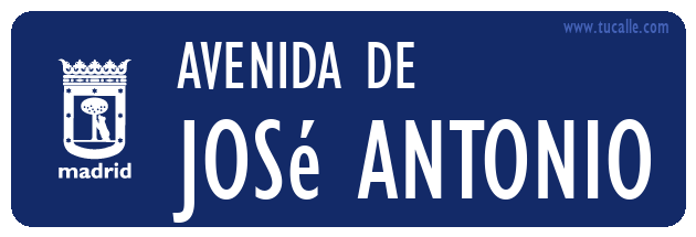 cartel_de_avenida-de-José Antonio_en_madrid